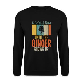 Redhead Gifts - Unisex Pullover - Schwarz - Vorne - Alina (178cm) & Michal (187cm)