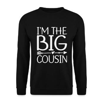 Cousin Gifts - Unisex Sweatshirt - black - Front - Alina (178cm) & Michal (187cm)