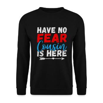 Cousin Gifts - Unisex Sweatshirt - black - Front - Alina (178cm) & Michal (187cm)