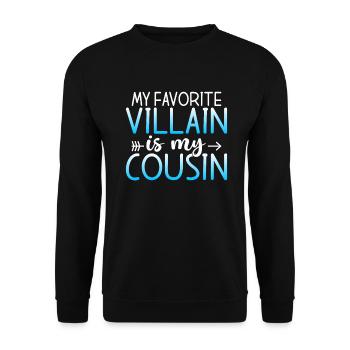 Cousin Gifts - Unisex Sweatshirt - black - Front - Alina (178cm) & Michal (187cm)