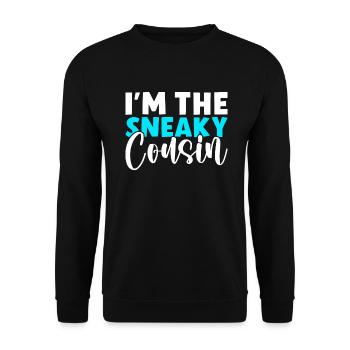 Cousin Gifts - Unisex Sweatshirt - black - Front - Alina (178cm) & Michal (187cm)