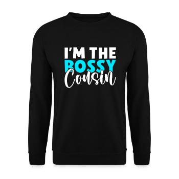 Cousin Gifts - Unisex Sweatshirt - black - Front - Alina (178cm) & Michal (187cm)
