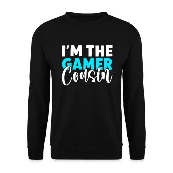 Cousin Gifts - Unisex Sweatshirt - black - Front - Alina (178cm) & Michal (187cm)