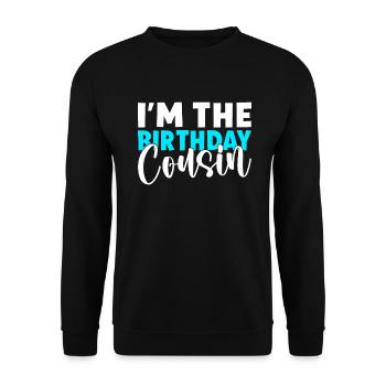 Cousin Gifts - Unisex Sweatshirt - black - Front - Alina (178cm) & Michal (187cm)