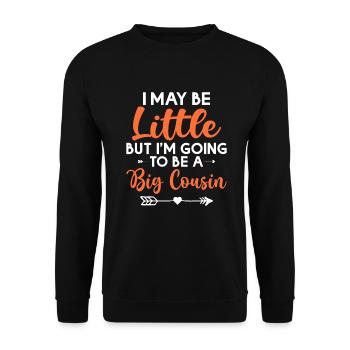 Cousin Gifts - Unisex Sweatshirt - black - Front - Alina (178cm) & Michal (187cm)