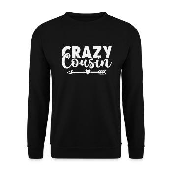 Cousin Gifts - Unisex Sweatshirt - black - Front - Alina (178cm) & Michal (187cm)