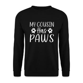 Cousin Gifts - Unisex Sweatshirt - black - Front - Alina (178cm) & Michal (187cm)