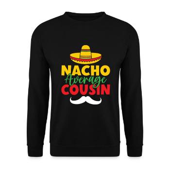 Cousin Gifts - Unisex Sweatshirt - black - Front - Alina (178cm) & Michal (187cm)