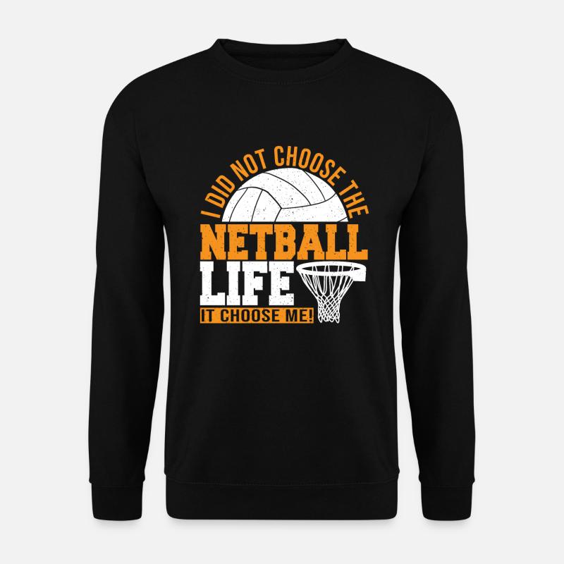 Love Netball Netball Player Gift - Unisex Sweatshirt - black