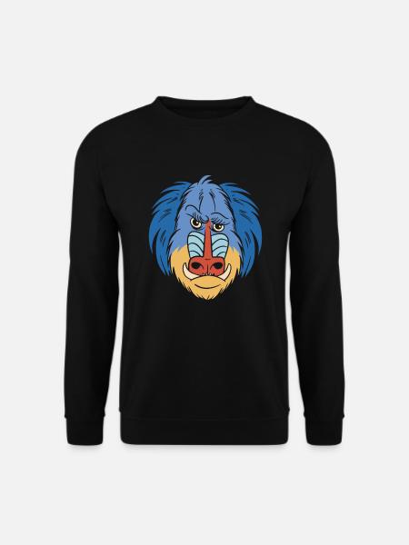 Gift for baboon lover - Unisex Sweatshirt - black