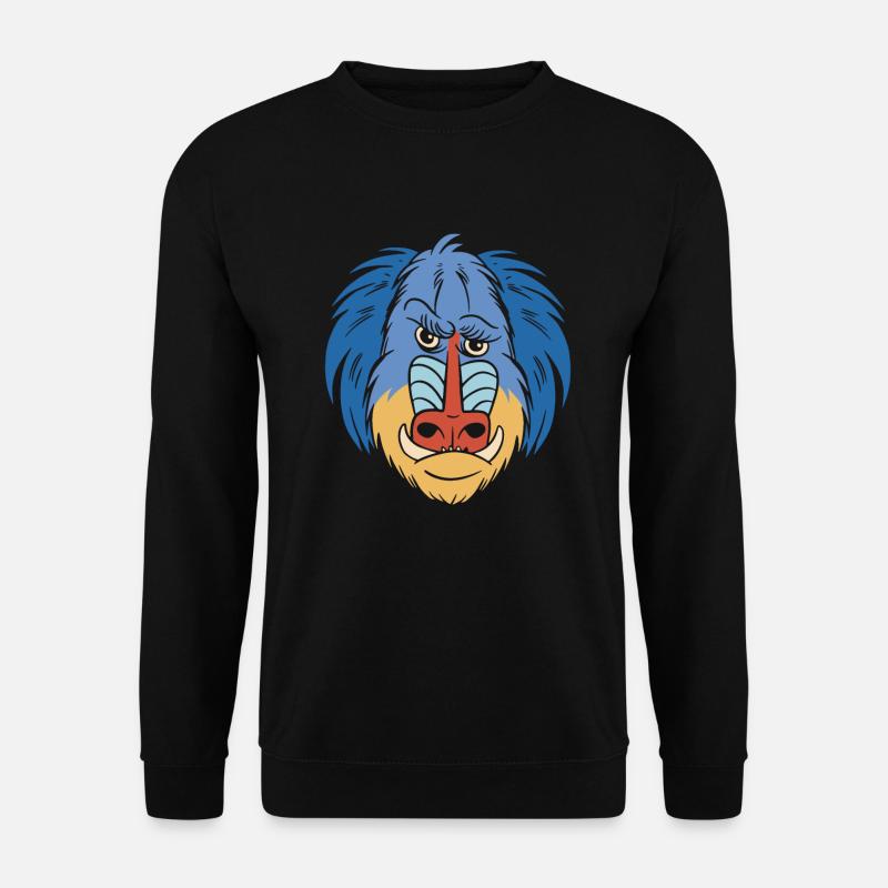 Gift for baboon lover - Unisex Sweatshirt - black