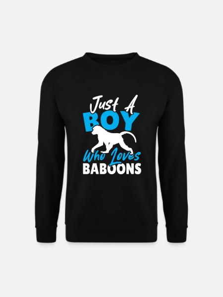 Gift for baboon lover - Unisex Sweatshirt - black
