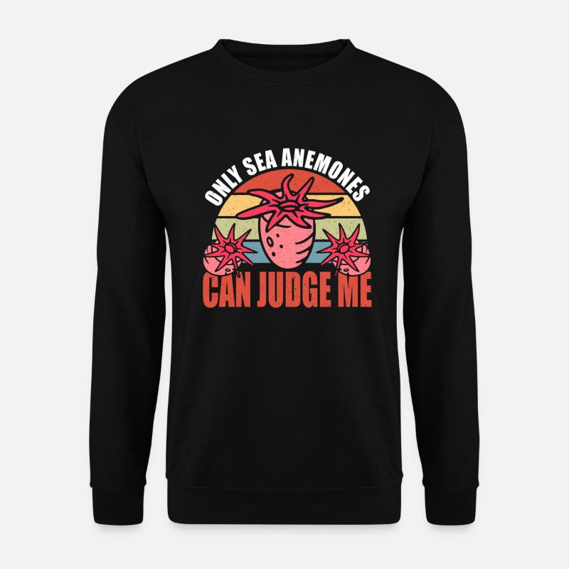 Seeanemonen Geschenk - Unisex Pullover - Schwarz
