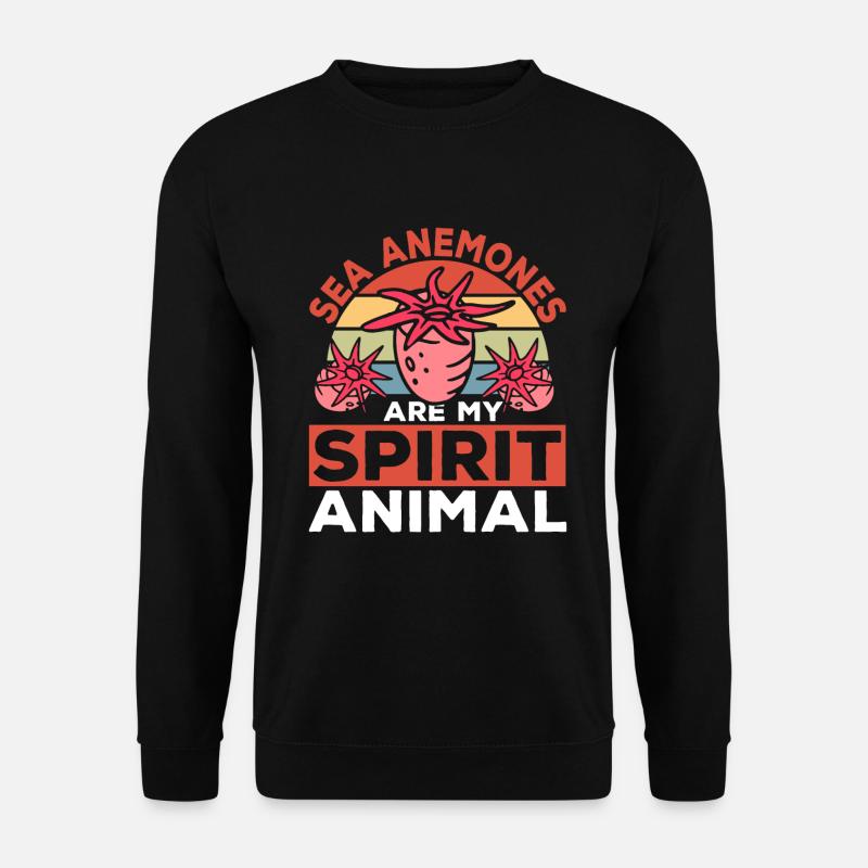 Seeanemonen Geschenk - Unisex Pullover - Schwarz