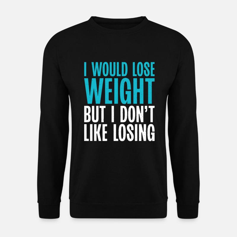 Funny Fat Gifts - Unisex Sweatshirt - black