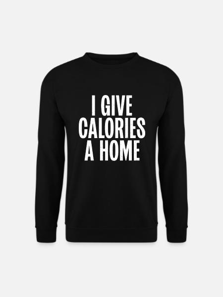 Cadeaux de graisse drôles - Sweat-shirt Unisexe - noir