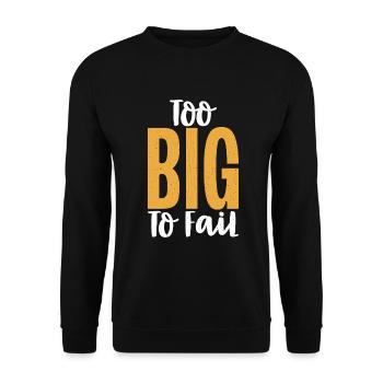 Cadeaux de graisse drôles - Sweat-shirt Unisexe - noir - Devant - Alina (178cm) & Michal (187cm)