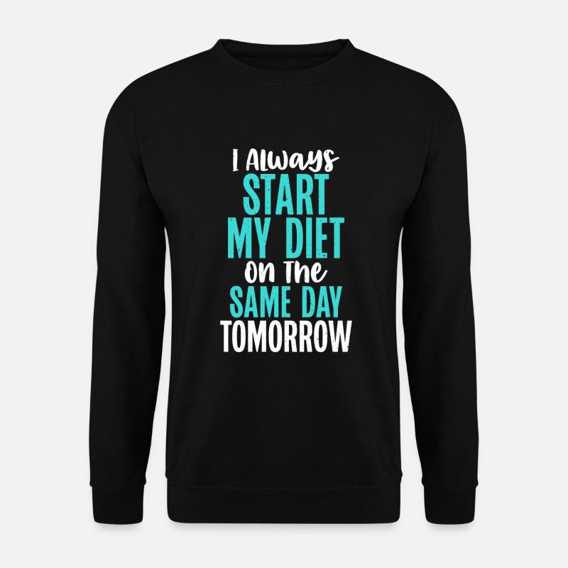 Funny Fat Gifts - Unisex Sweatshirt - black