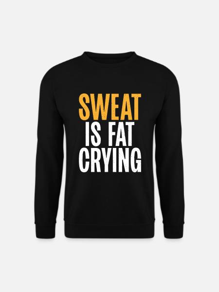 Cadeaux de graisse drôles - Sweat-shirt Unisexe - noir