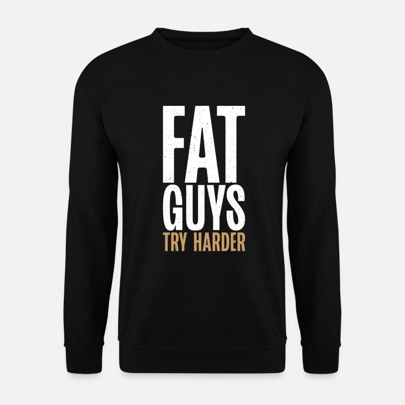 Funny Fat Gifts - Unisex Pullover - Schwarz