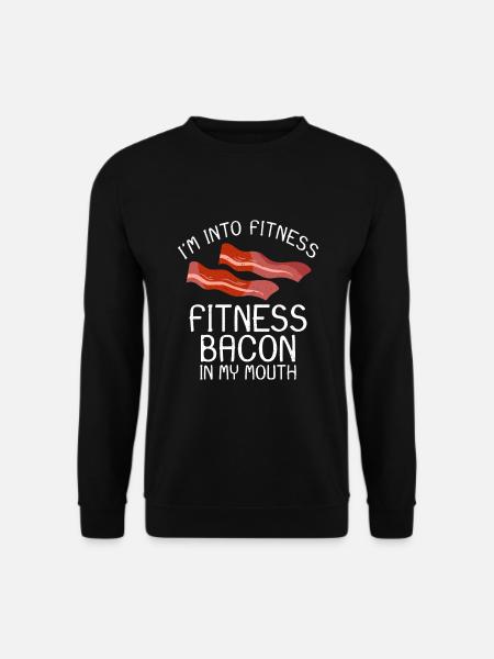 Funny Bacon Gifts - Unisex Sweatshirt - black
