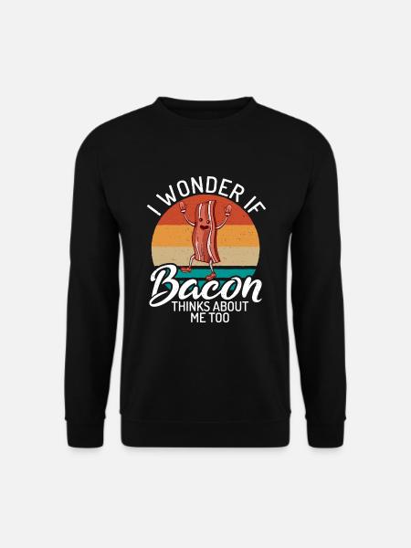 Funny Bacon Gifts - Unisex Sweatshirt - black