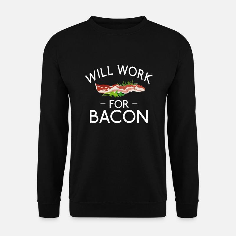 Funny Bacon Gifts - Unisex Sweatshirt - black