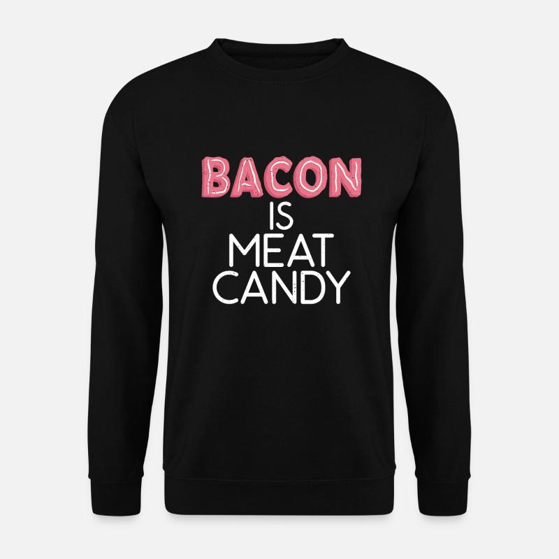 Cadeaux de bacon drôles - Sweat-shirt Unisexe - noir