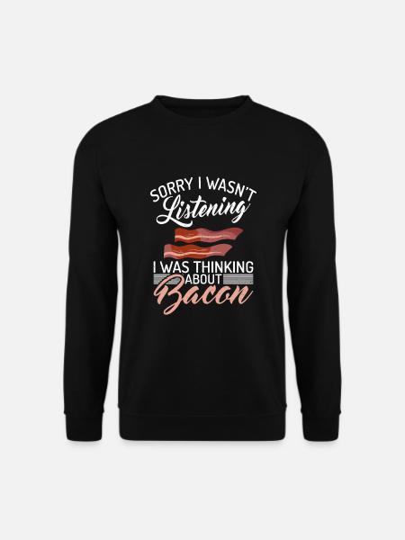 Funny Bacon Gifts - Unisex Sweatshirt - black