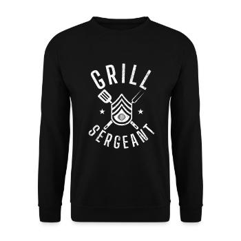 Grillades Barbecue Grillades - Sweat-shirt Unisexe - noir - Devant - Alina (178cm) & Michal (187cm)