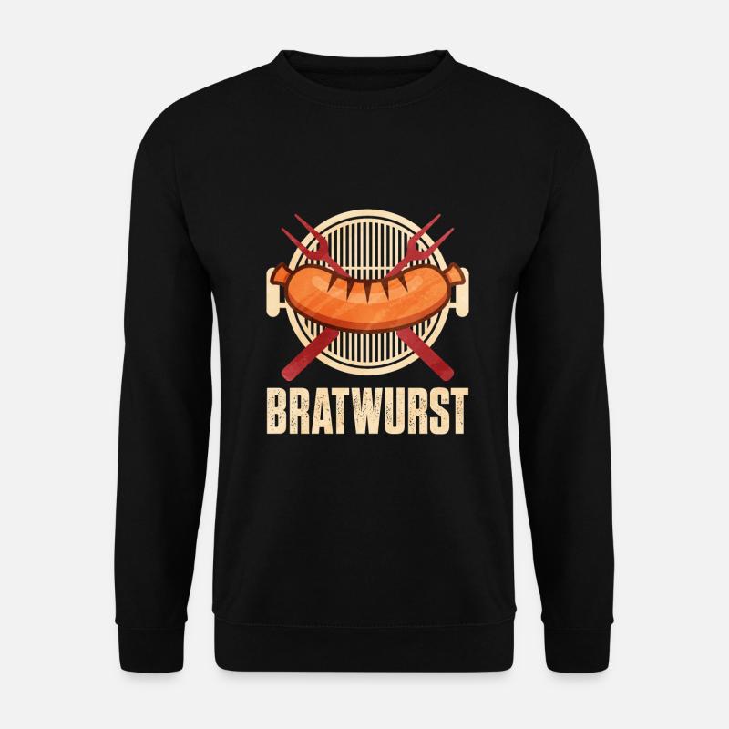 Bratwurst als Geschenk - Unisex Pullover - Schwarz