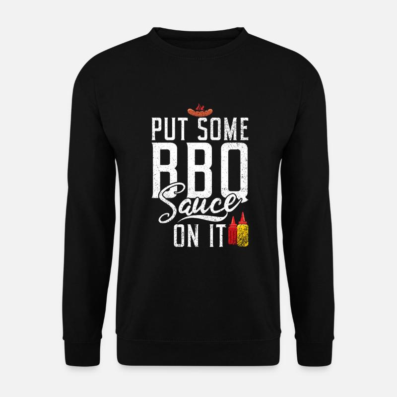 Grill Barbecue Grilling - Unisex Pullover - Schwarz