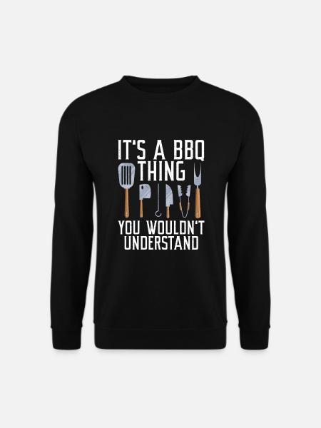 Grill Barbecue Grilling - Unisex Sweatshirt - black