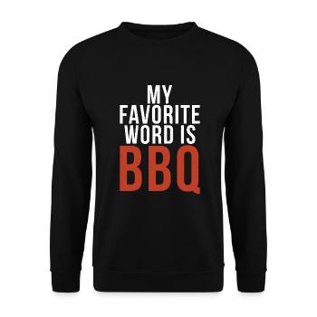 Grillades Barbecue Grillades - Sweat-shirt Unisexe - noir - Devant - Alina (178cm) & Michal (187cm)