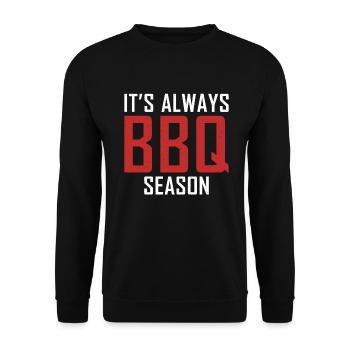 Grillades Barbecue Grillades - Sweat-shirt Unisexe - noir - Devant - Alina (178cm) & Michal (187cm)