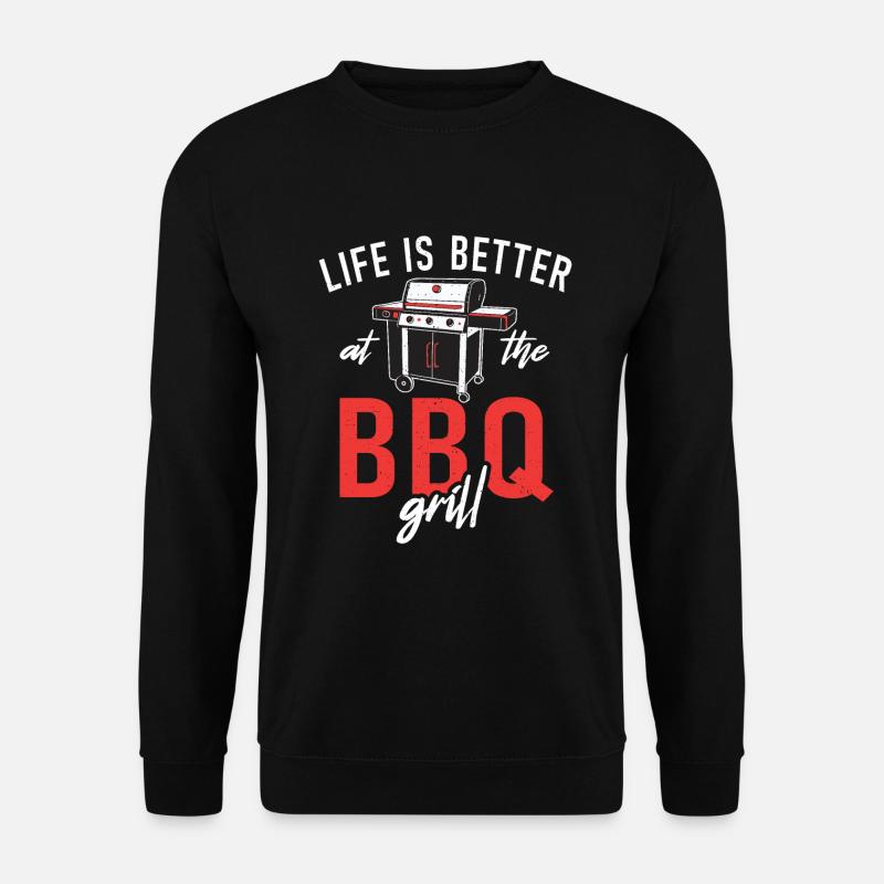 Grill Barbecue Grilling - Unisex Sweatshirt - black