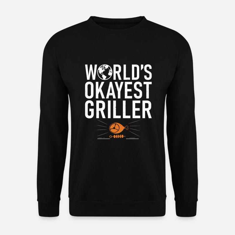 Grill Barbecue Grilling - Unisex Sweatshirt - black