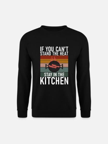 Grill Barbecue Grilling - Unisex Pullover - Schwarz