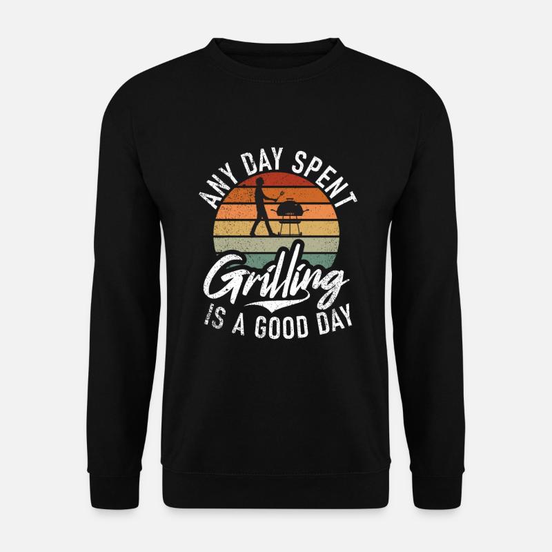Grill Barbecue Grilling - Unisex Sweatshirt - black