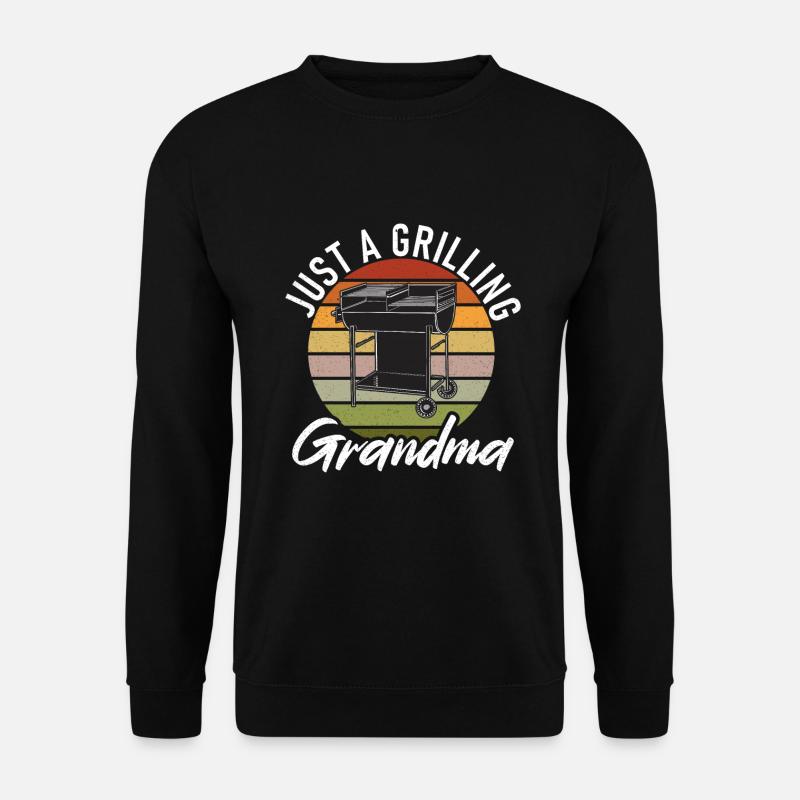 Grill Barbecue Grilling - Unisex Pullover - Schwarz