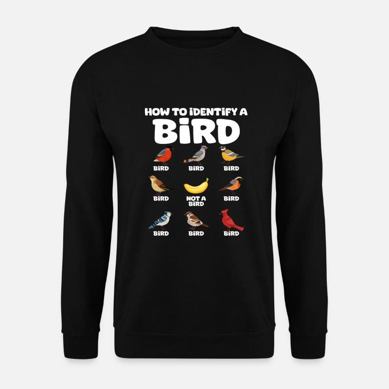 African Grey Parrot Gift - Unisex Sweatshirt - black