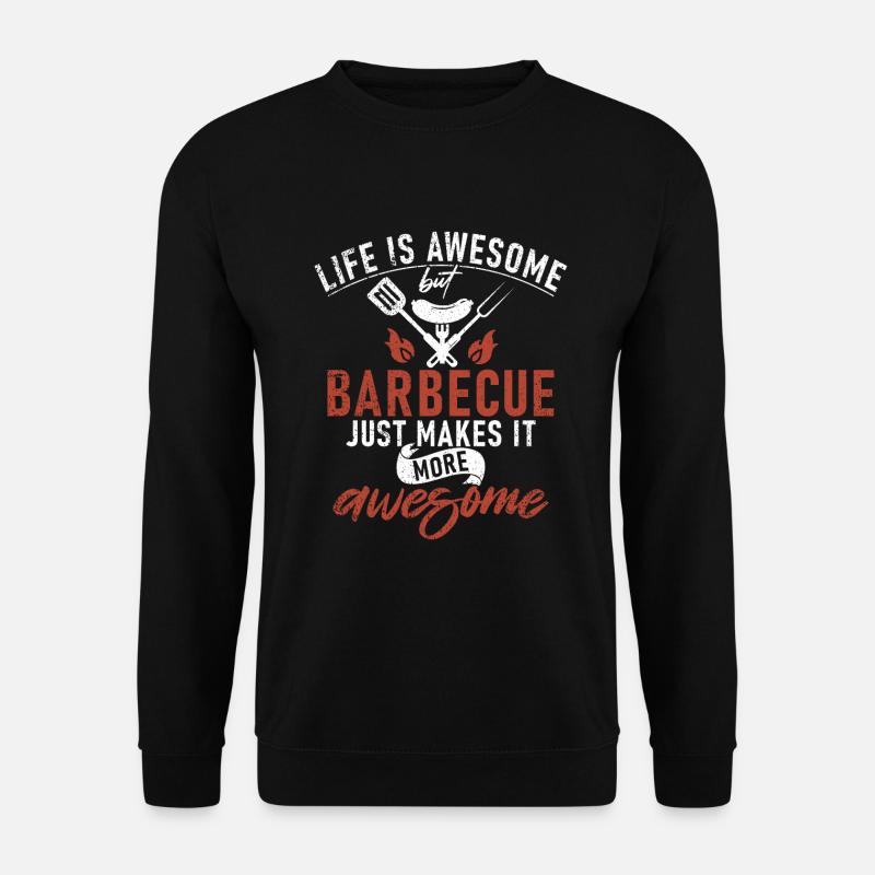 Grill Barbecue Grilling - Unisex Sweatshirt - black
