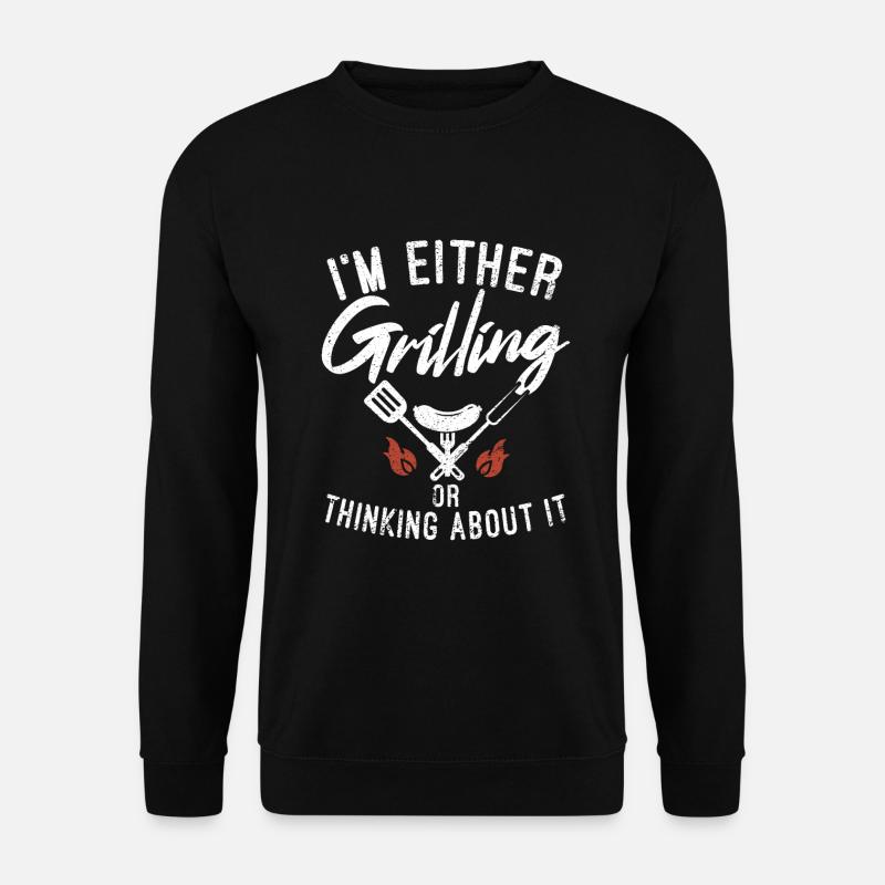 Grill Barbecue Grilling - Unisex Sweatshirt - black