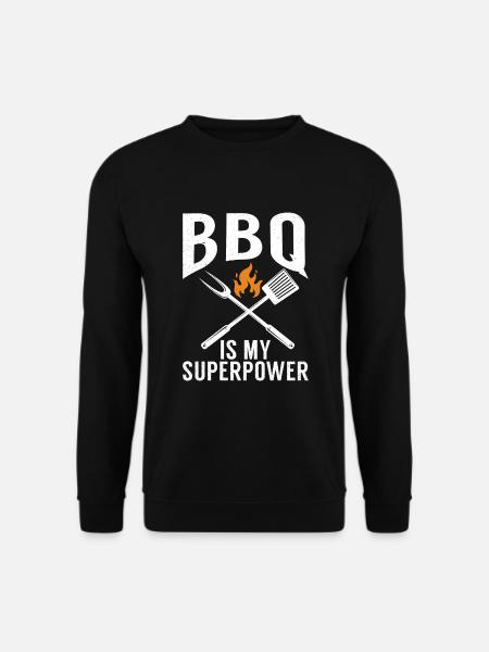 Grill Barbecue Grilling - Unisex Pullover - Schwarz