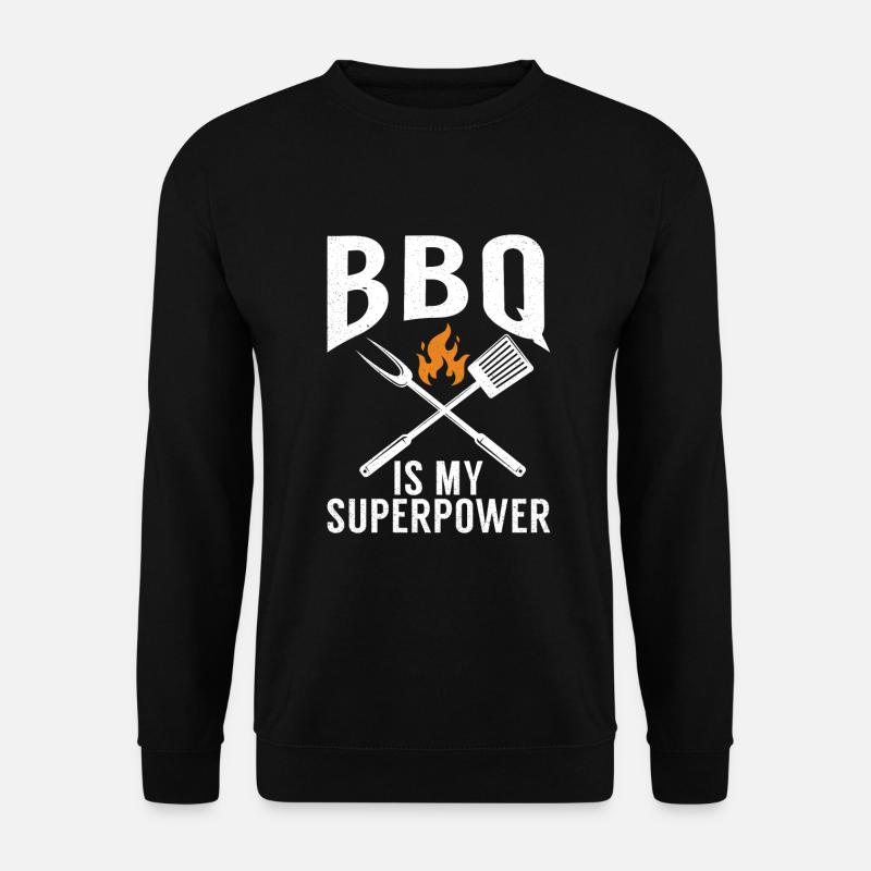 Grill Barbecue Grilling - Unisex Pullover - Schwarz