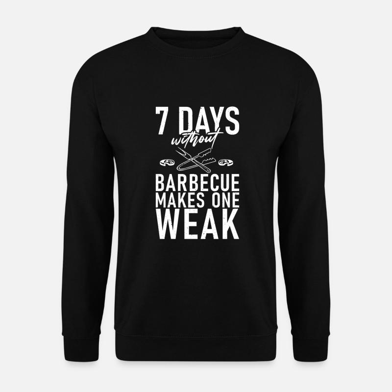 Grill Barbecue Grilling - Unisex Pullover - Schwarz