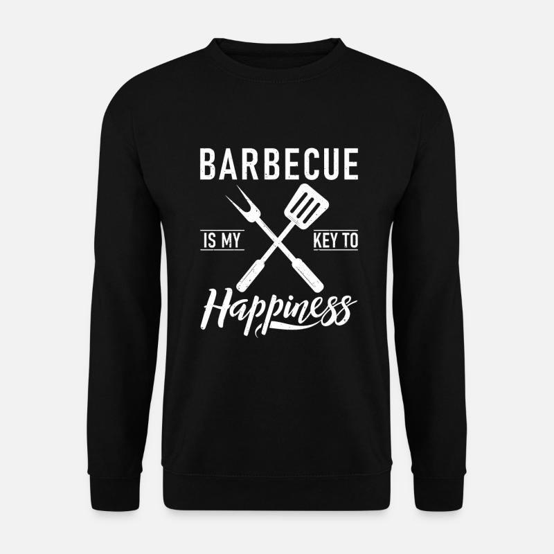Grill Barbecue Grilling - Unisex Pullover - Schwarz