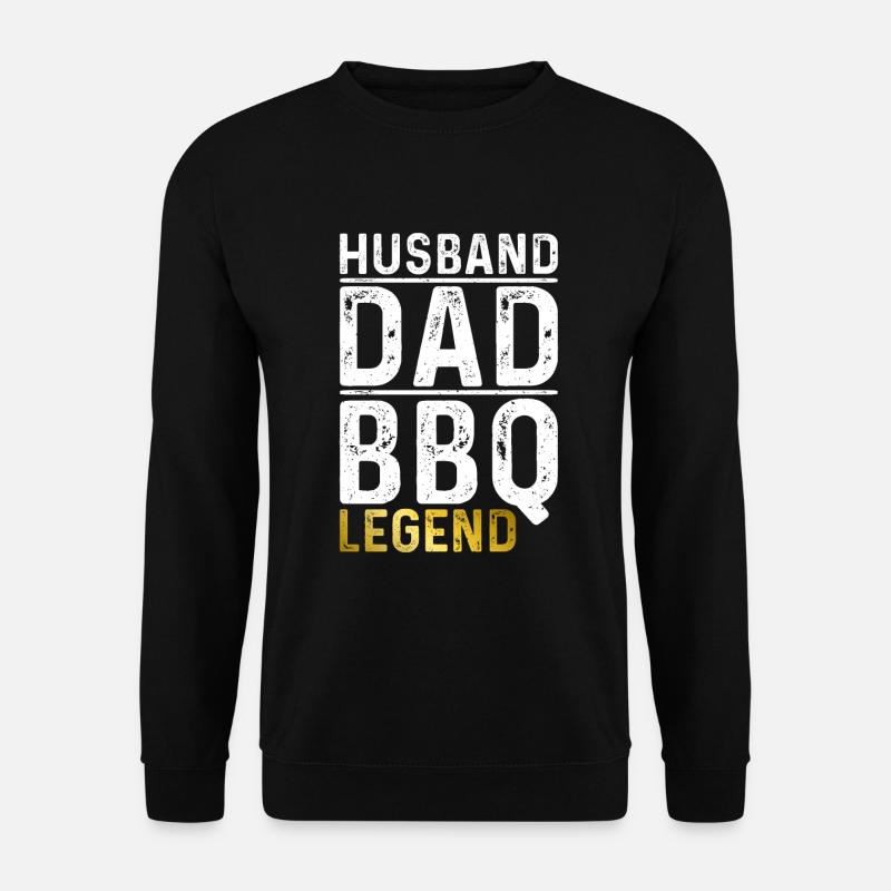 Grill Barbecue Grilling - Unisex Pullover - Schwarz