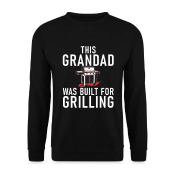 Grillades Barbecue Grillades - Sweat-shirt Unisexe - noir - Devant - Alina (178cm) & Michal (187cm)