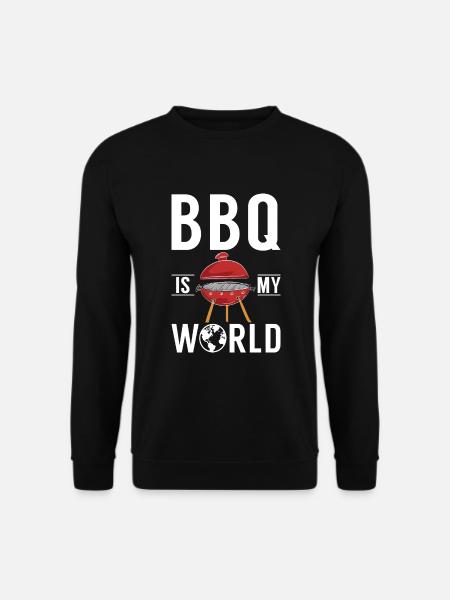 Grill Barbecue Grilling - Unisex Pullover - Schwarz